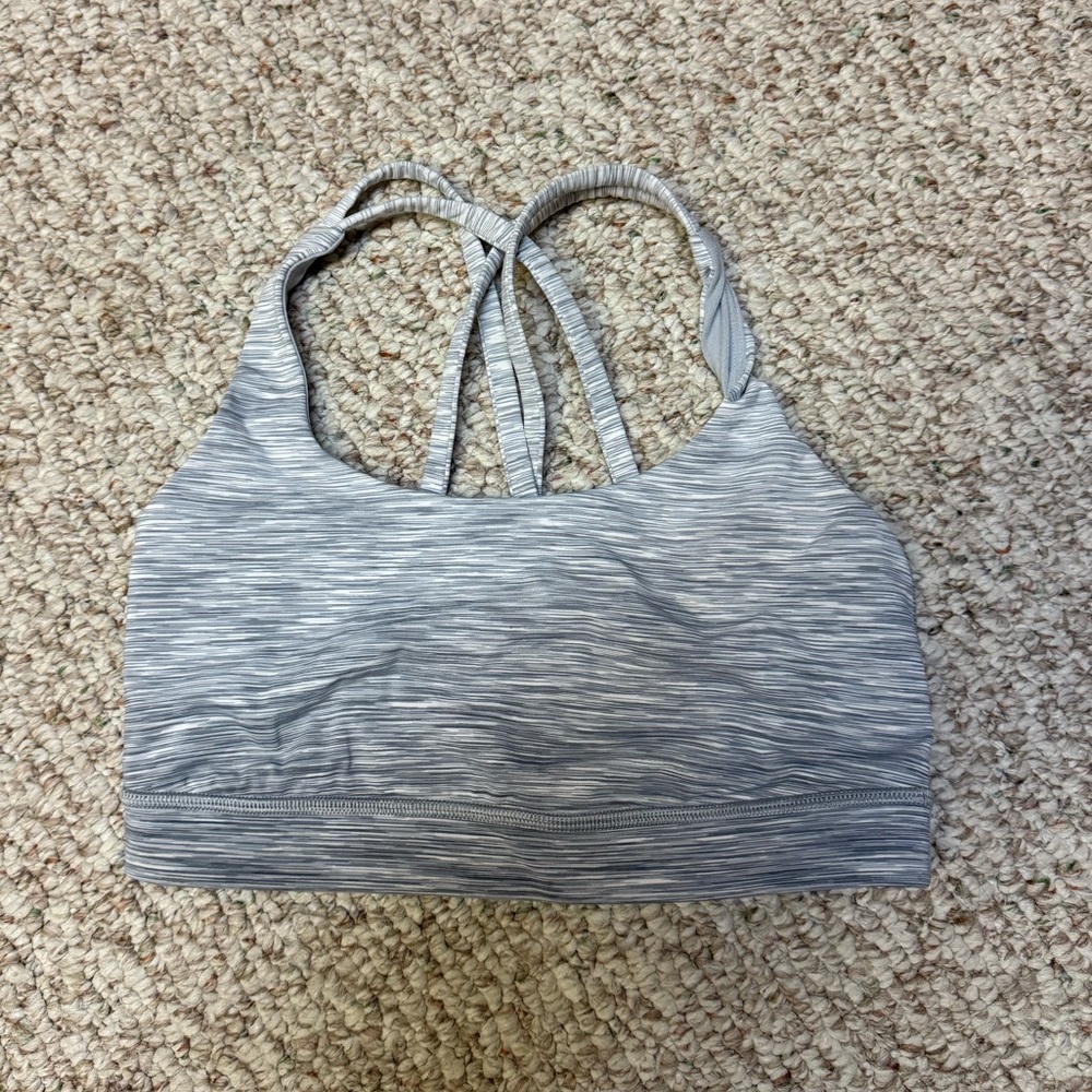 Lululemon Athletica Light Gray Sports Bra